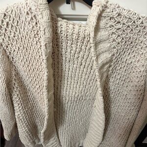Source Unknown Cream Knit Cardigan